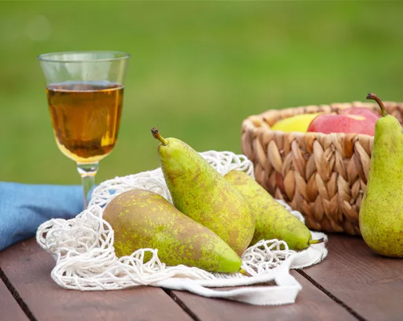 Birnen aus dem eigenen Garten genießen